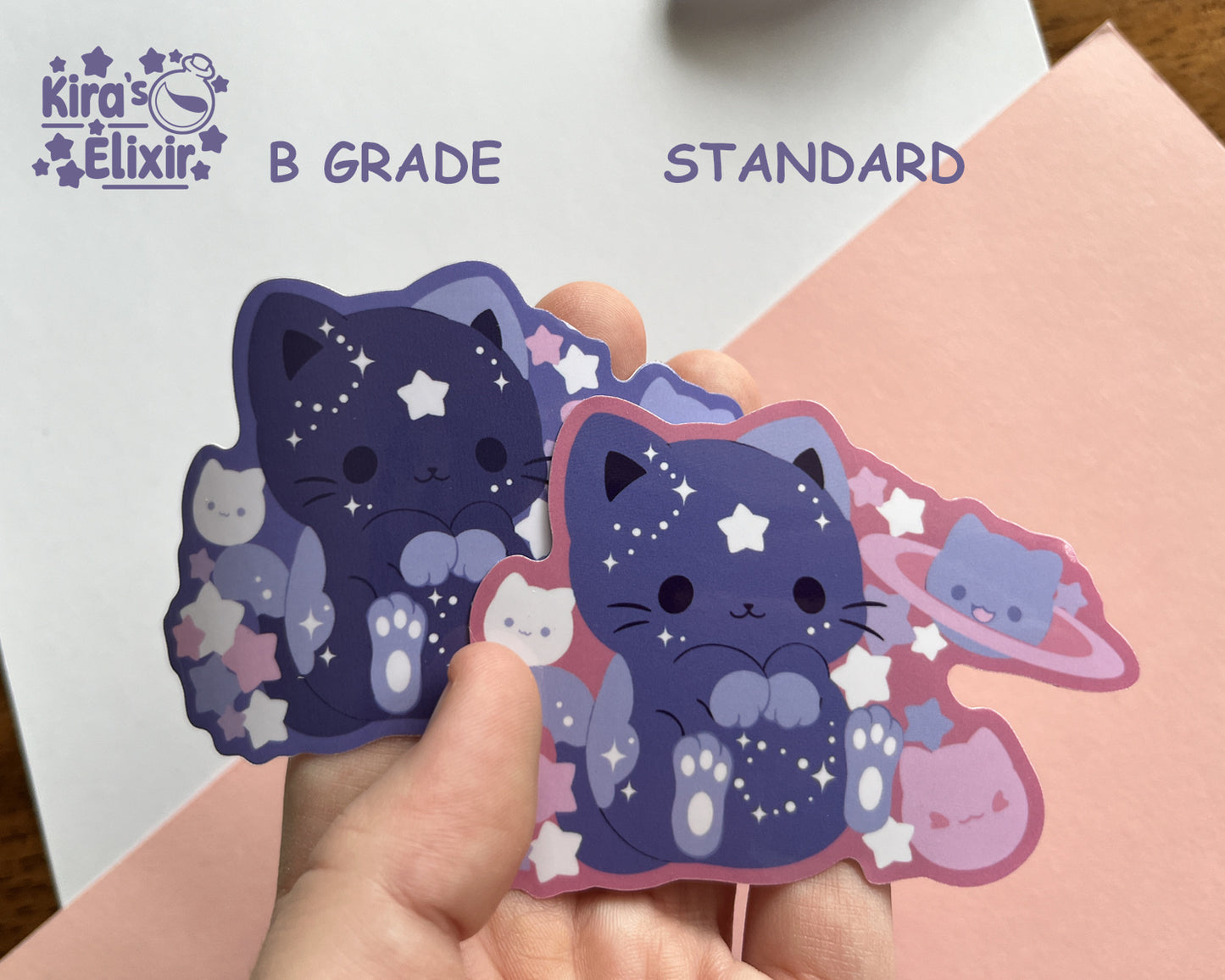 Cosmic Kitty - vinyl sticker