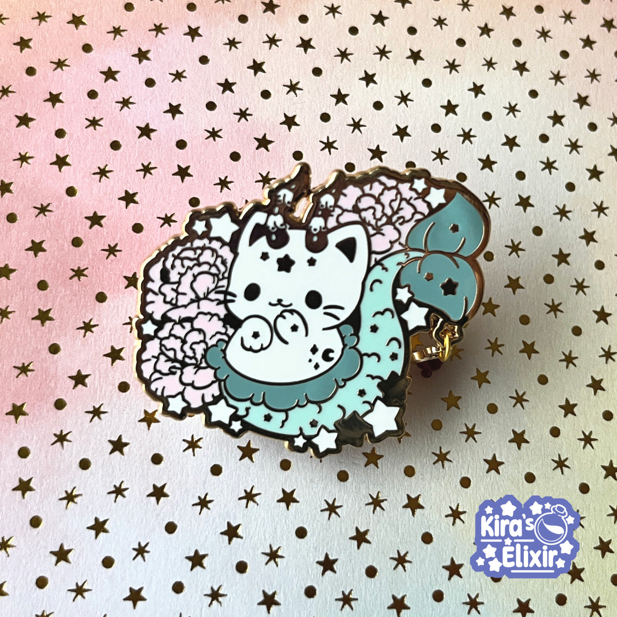 Capricorn Kitty - hard enamel pin