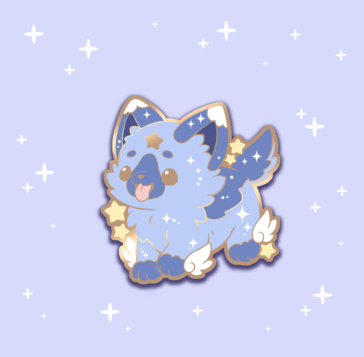 Celestial Shepherd - hard enamel pin