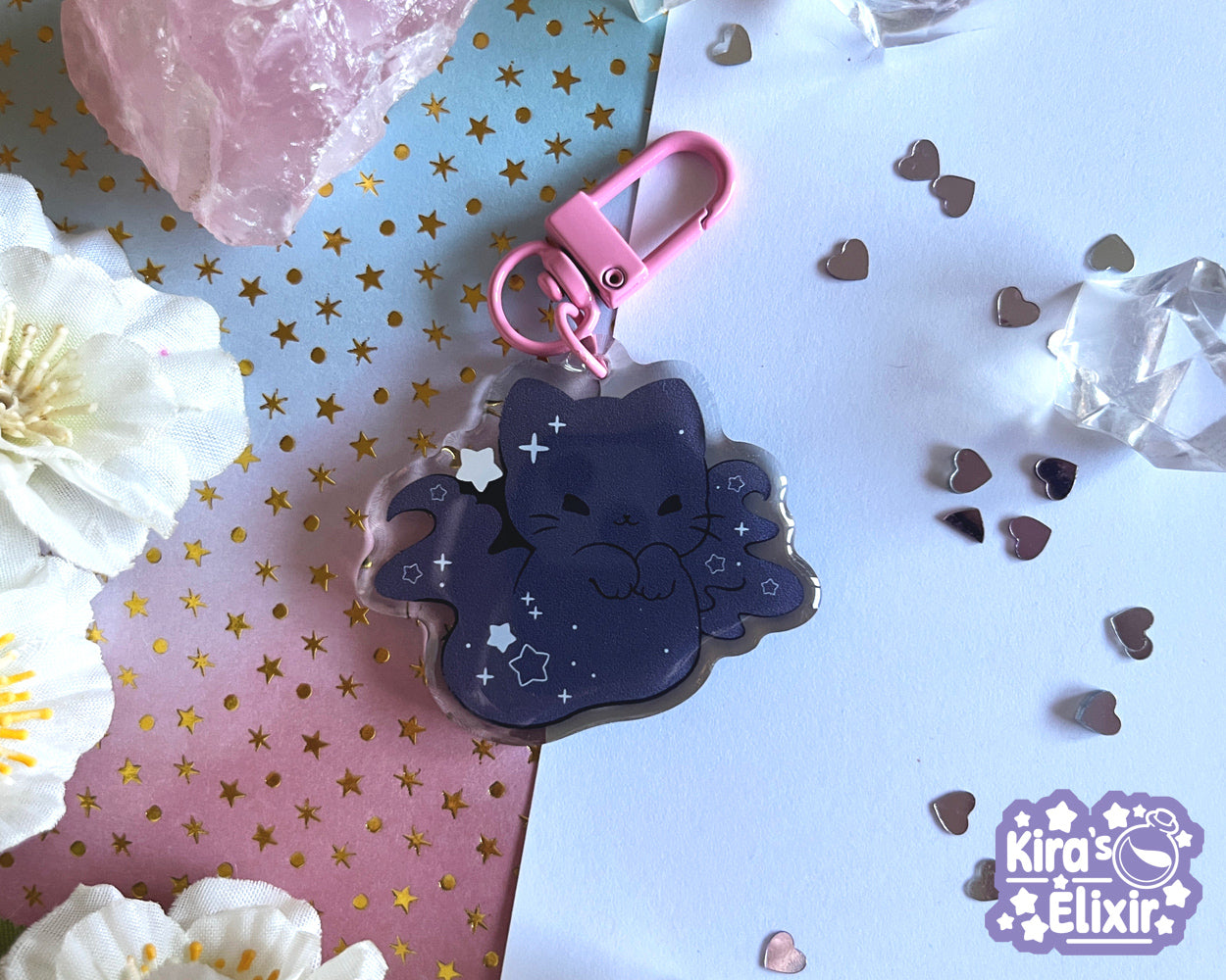 Darkness - acrylic keychain