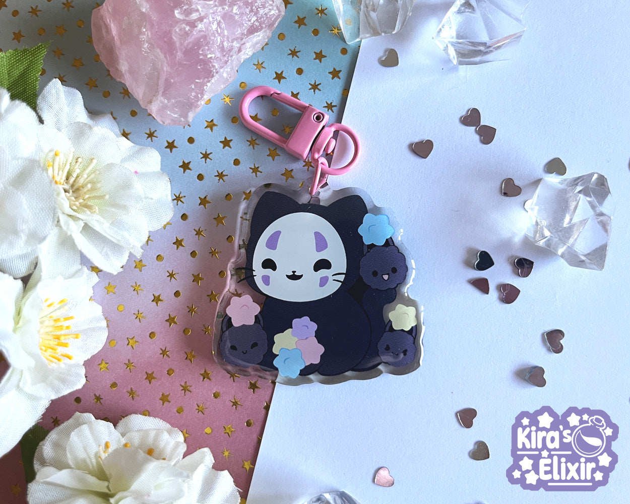 Faceless - acrylic keychain