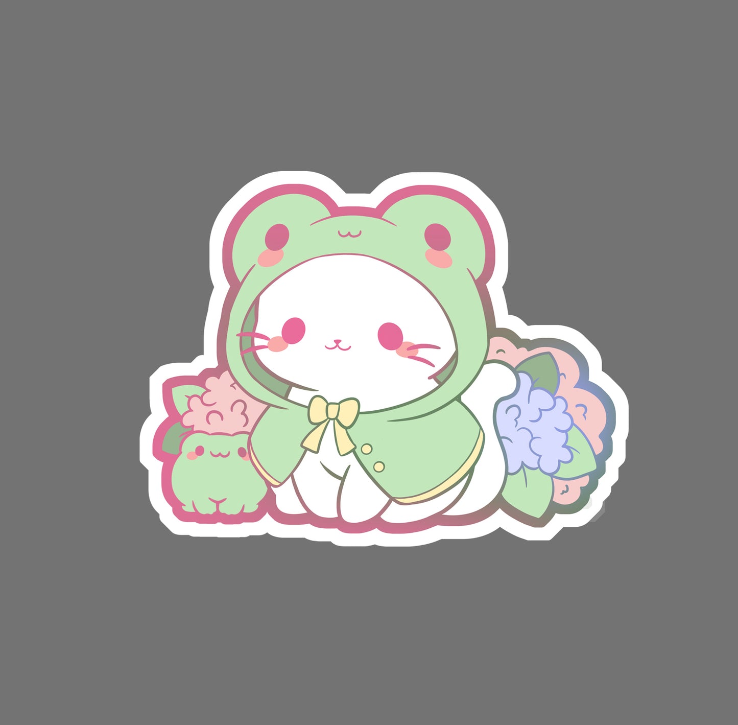 Froggy Dressup - vinyl sticker