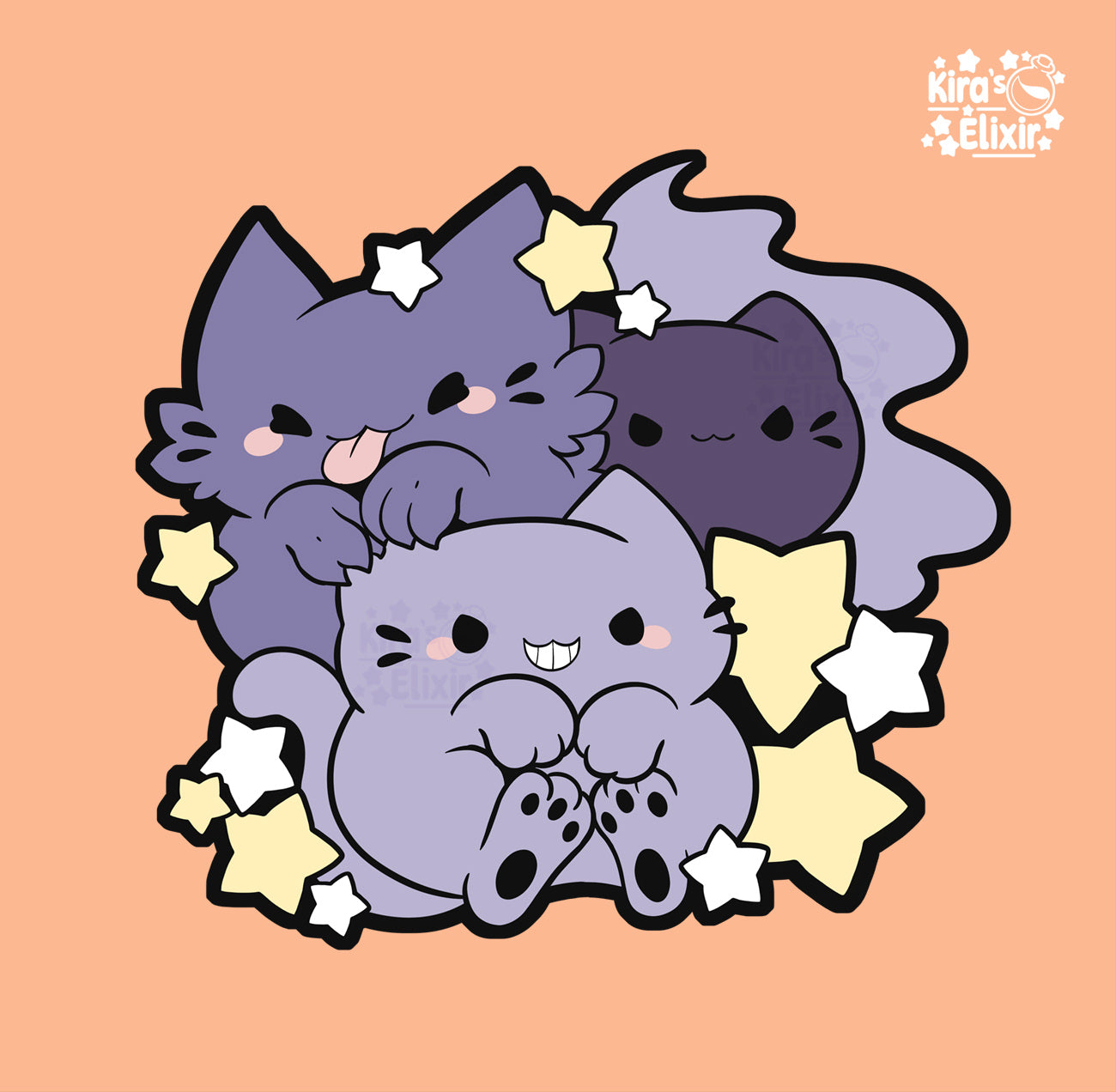 Ghostly Gang - hard enamel pin
