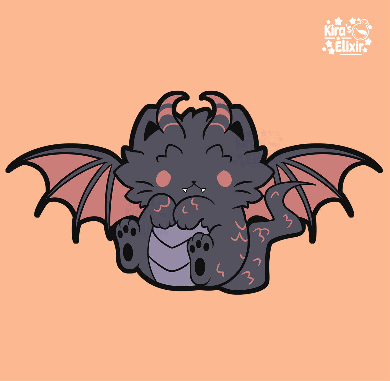 Jabberwock - hard enamel pin