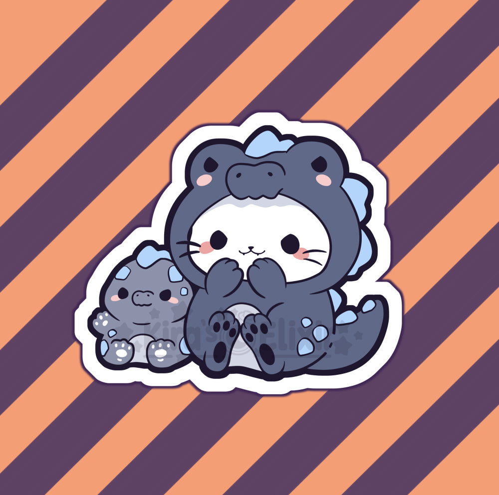 Dino Dressup - vinyl sticker