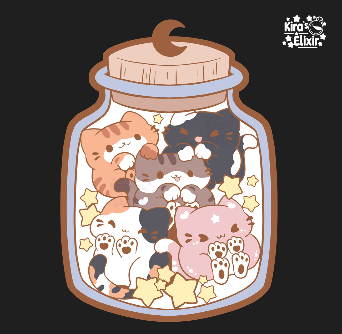 Kitty Jar - hard enamel pin