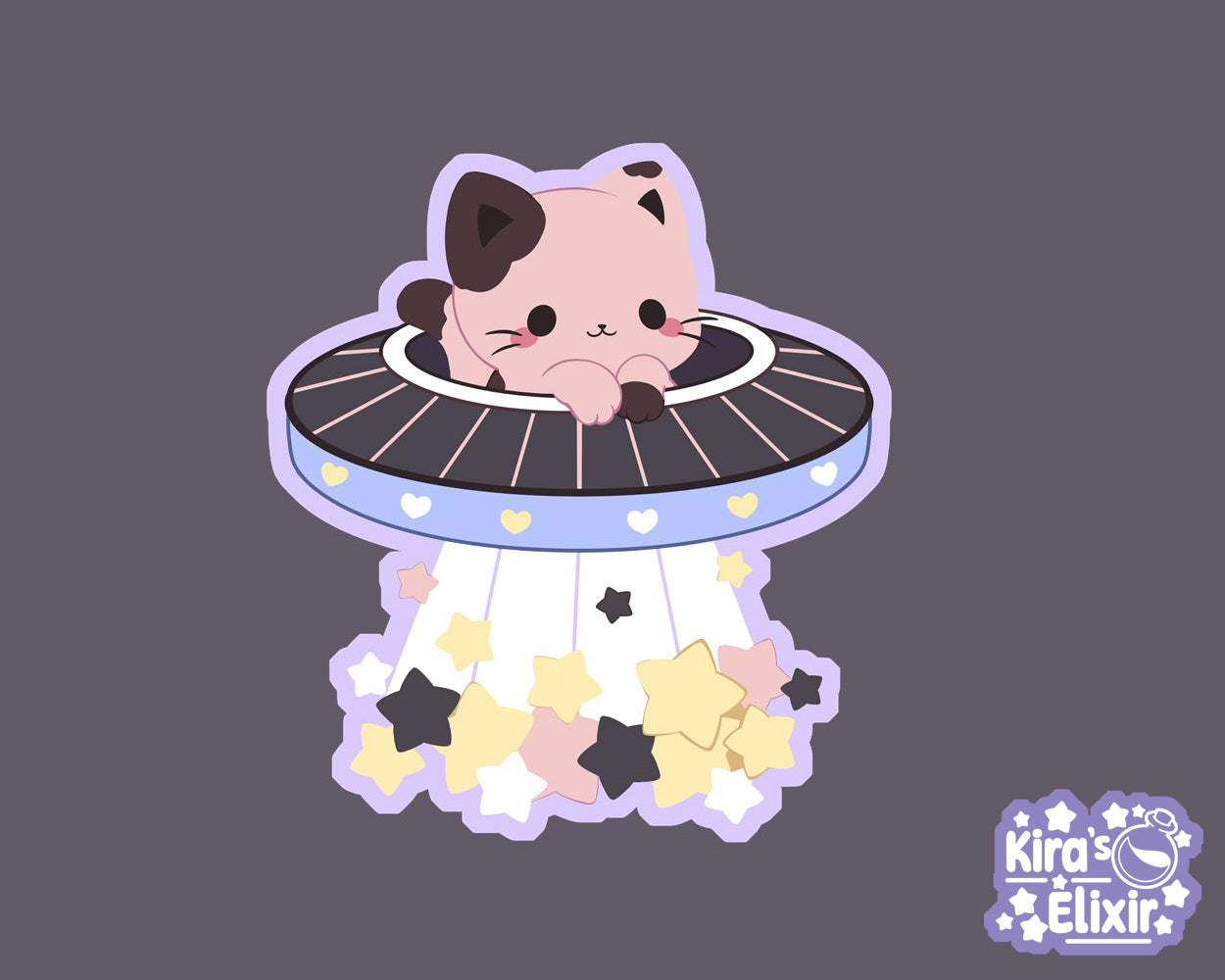 Invader Kitty - vinyl sticker