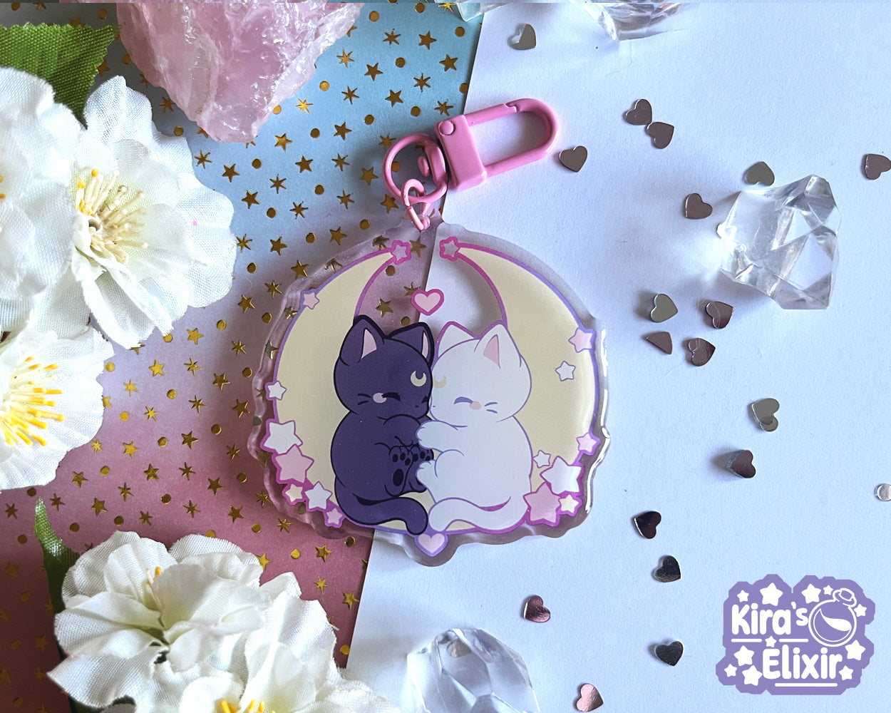 Love & Justice - acrylic keychain