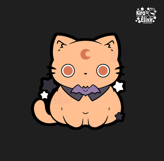 Mini Spooky Kitties - hard enamel pin