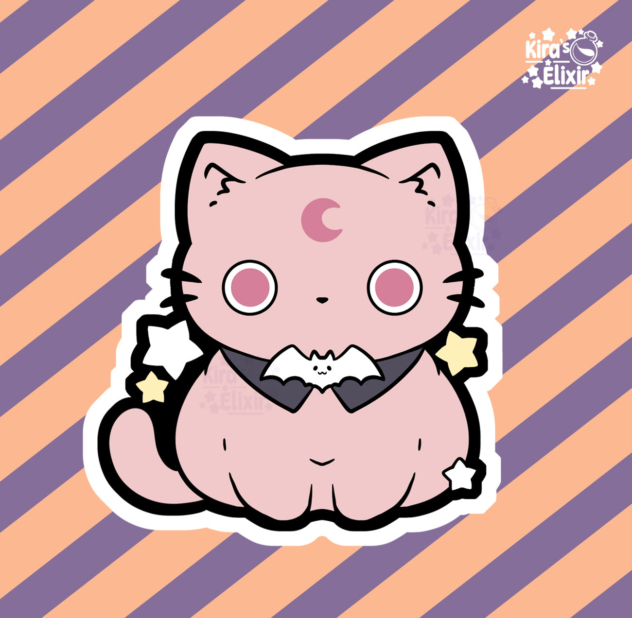 Spooky Kitty - vinyl sticker