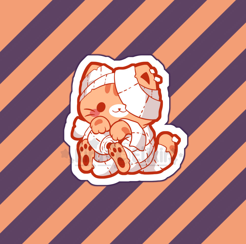 Mummy Kitty - vinyl sticker
