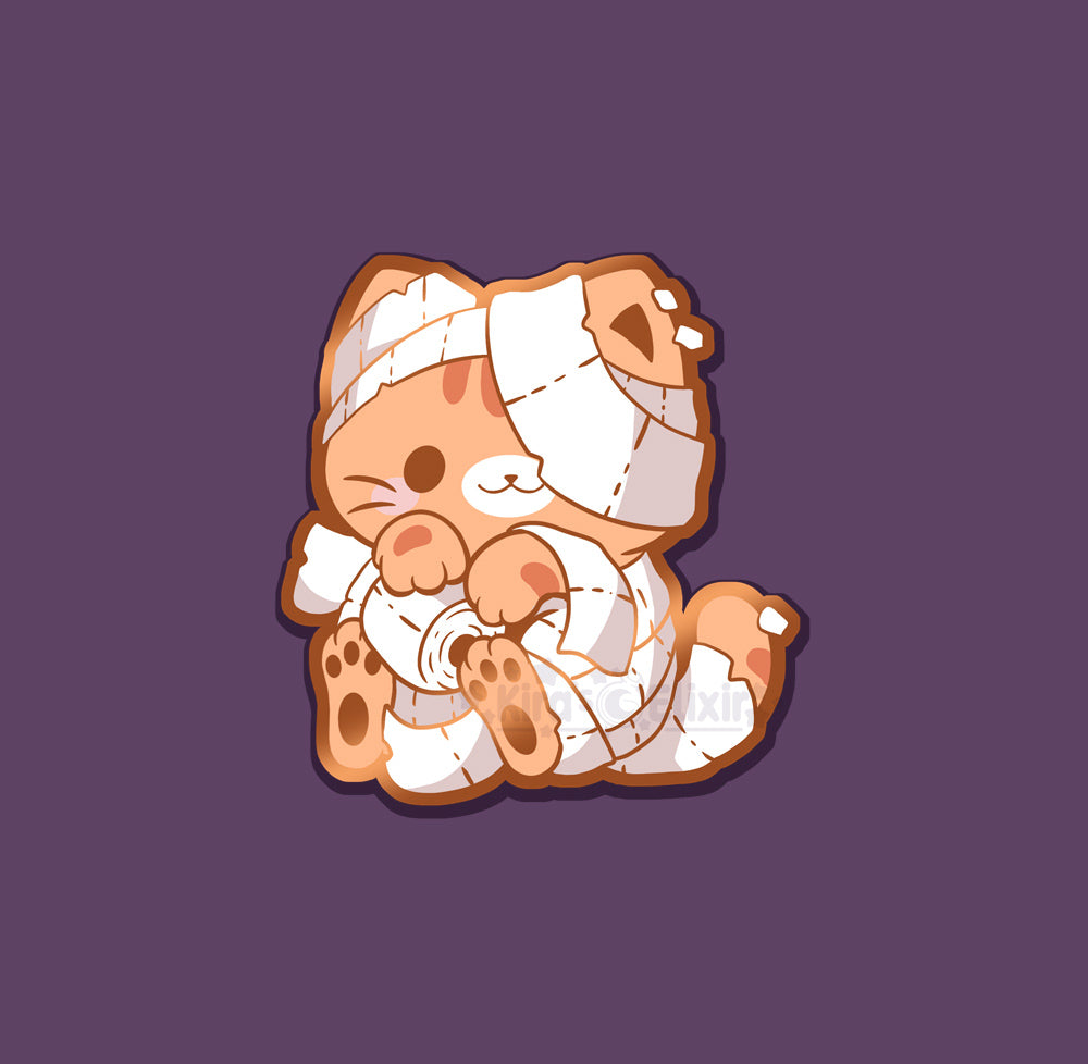 Mummy - hard enamel pin