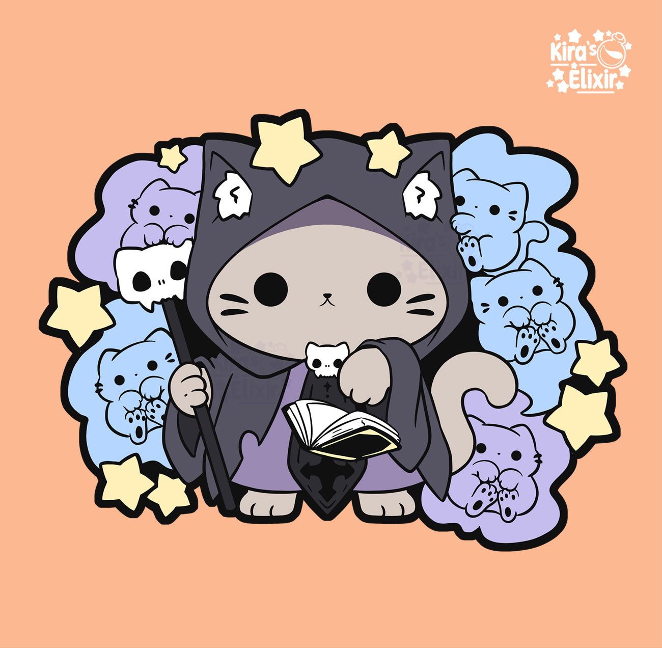 Nekomancer - hard enamel pin