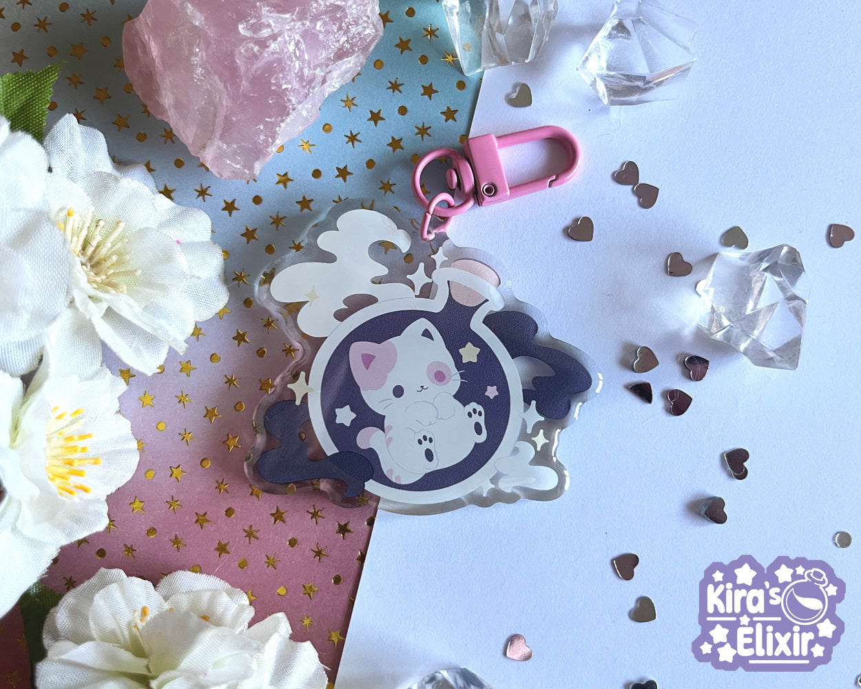 Potion Kitty - acrylic keychain
