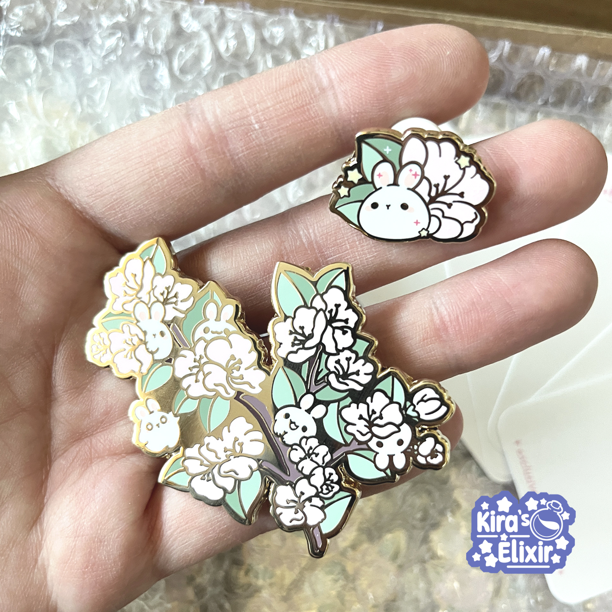 Sakura Bunny - March 2025 Pin Club