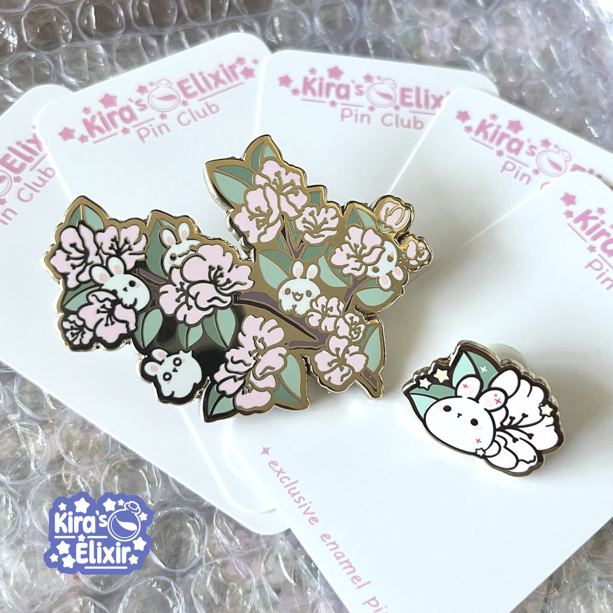 Sakura Bunny - March 2025 Pin Club