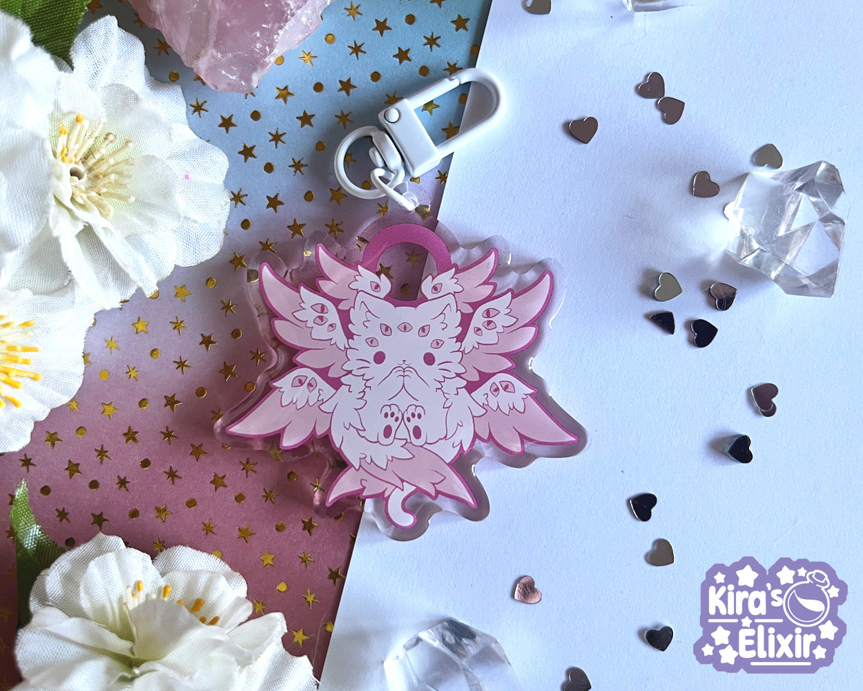 Seraphim - acrylic keychain