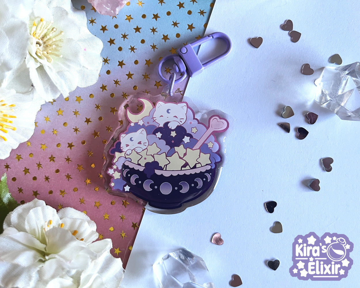 Starfruit Bowl - acrylic keychain