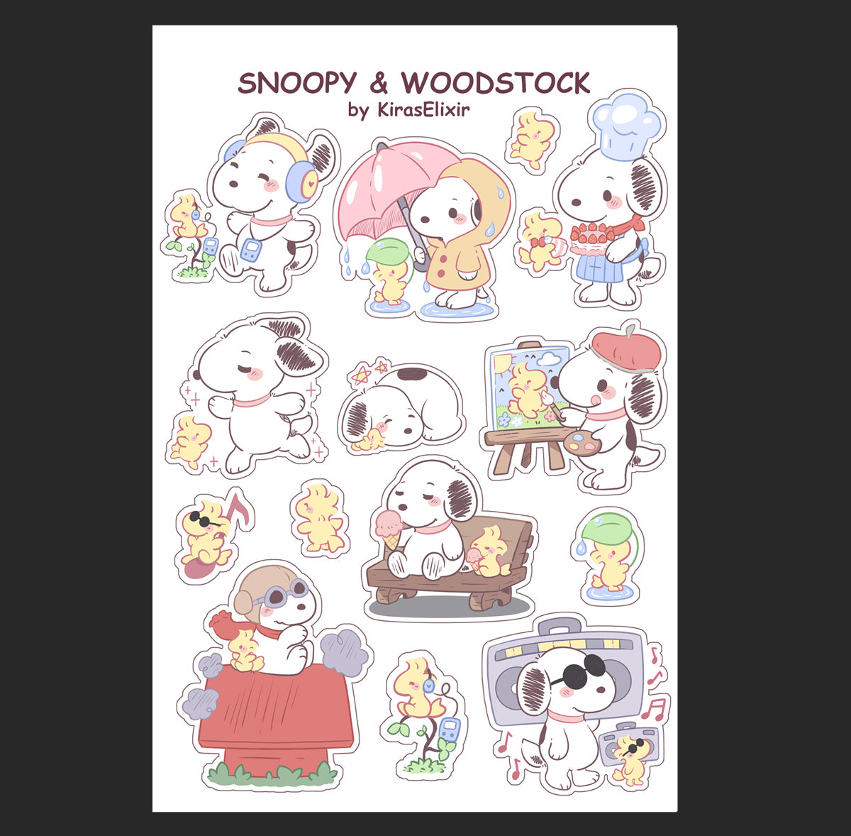 Best Friends - sticker sheet