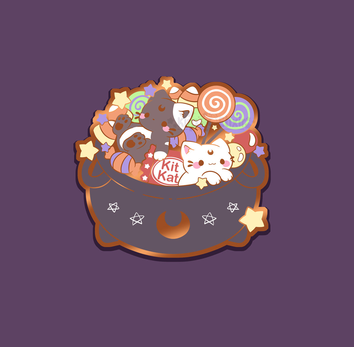 Trick or Treat - hard enamel pin