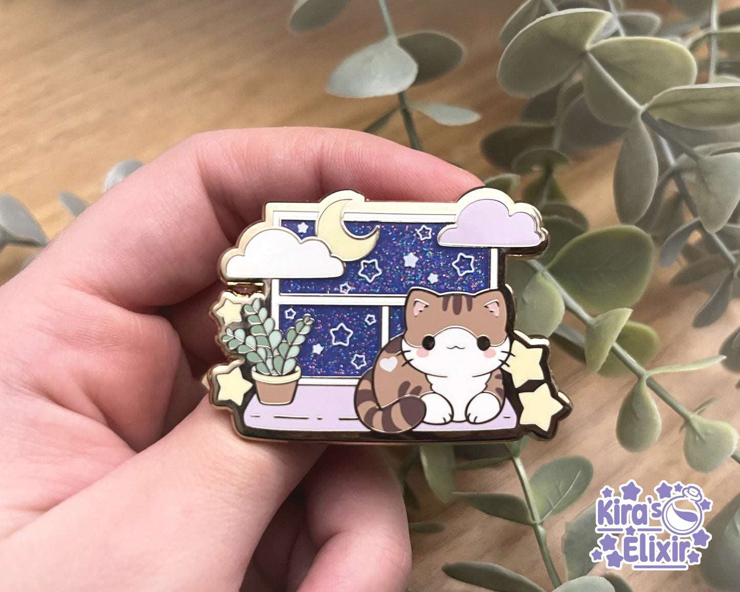 Zeus Kitty Dreamer Enamel Pin