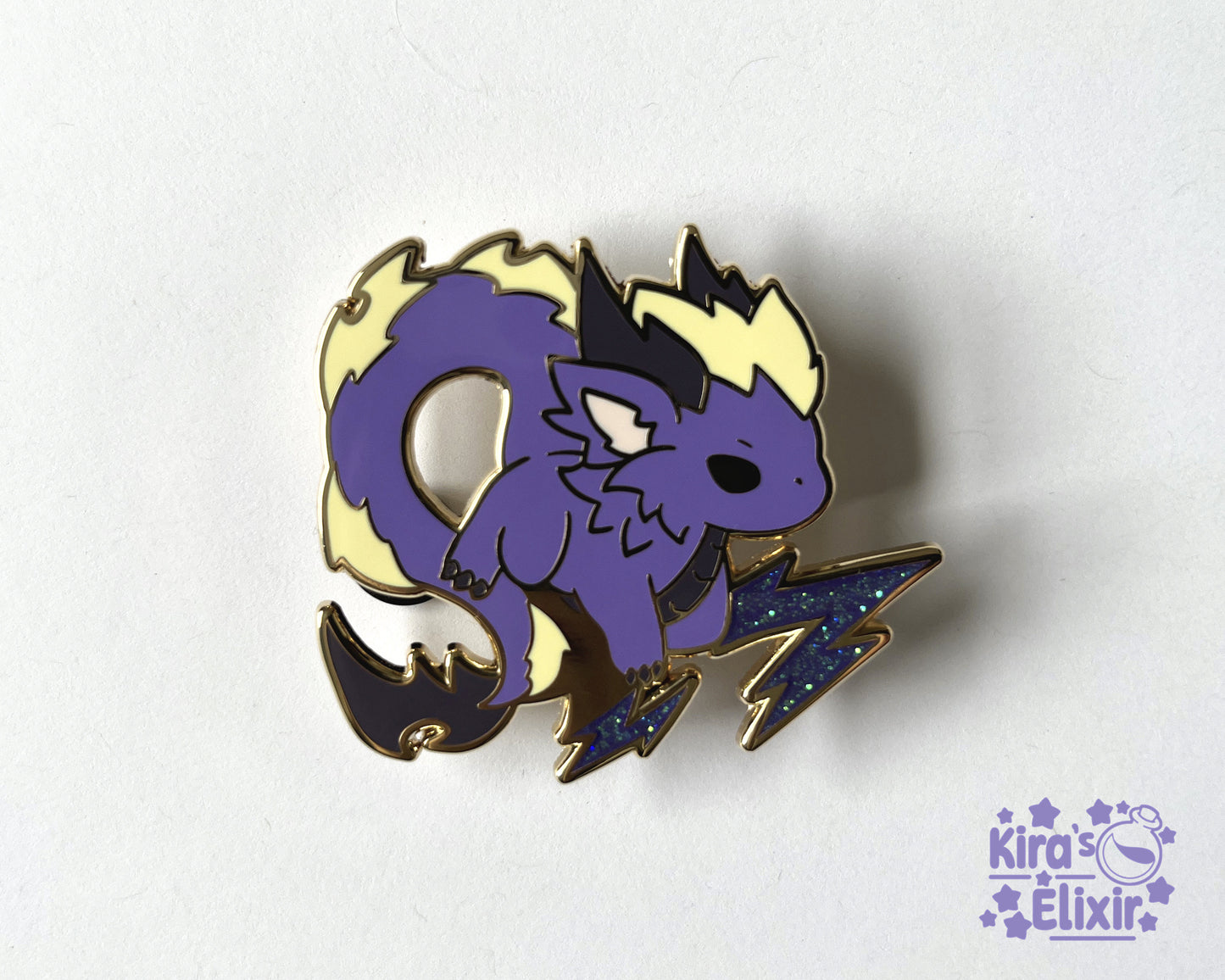 Shock Enamel Pin - Elemental Flyers