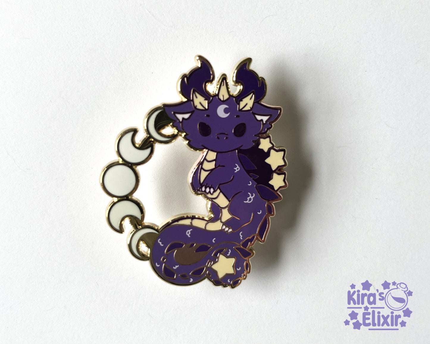 Lunar Enamel Pin - Elemental Flyers