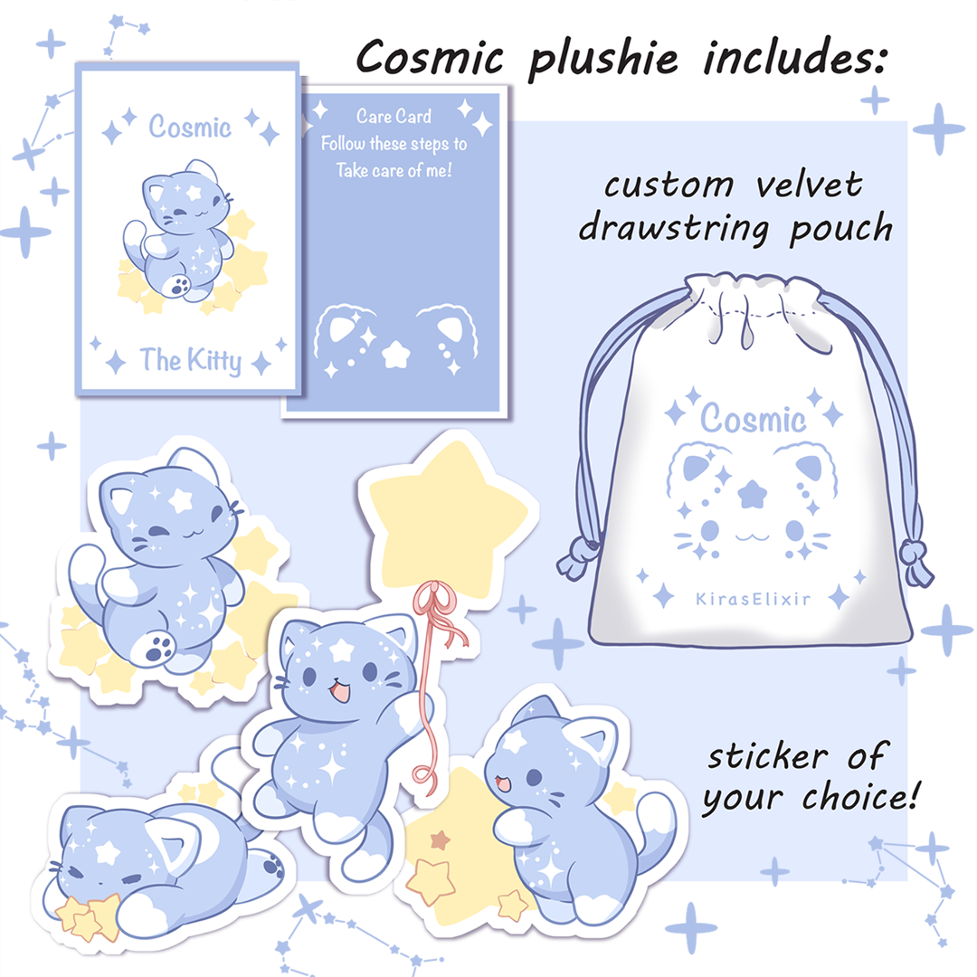 PREORDER: Cosmic the Kitty Plushie