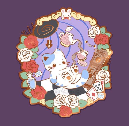 Alice Kitty - hard enamel pin