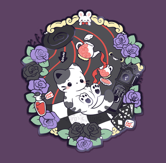 Alice Kitty - hard enamel pin