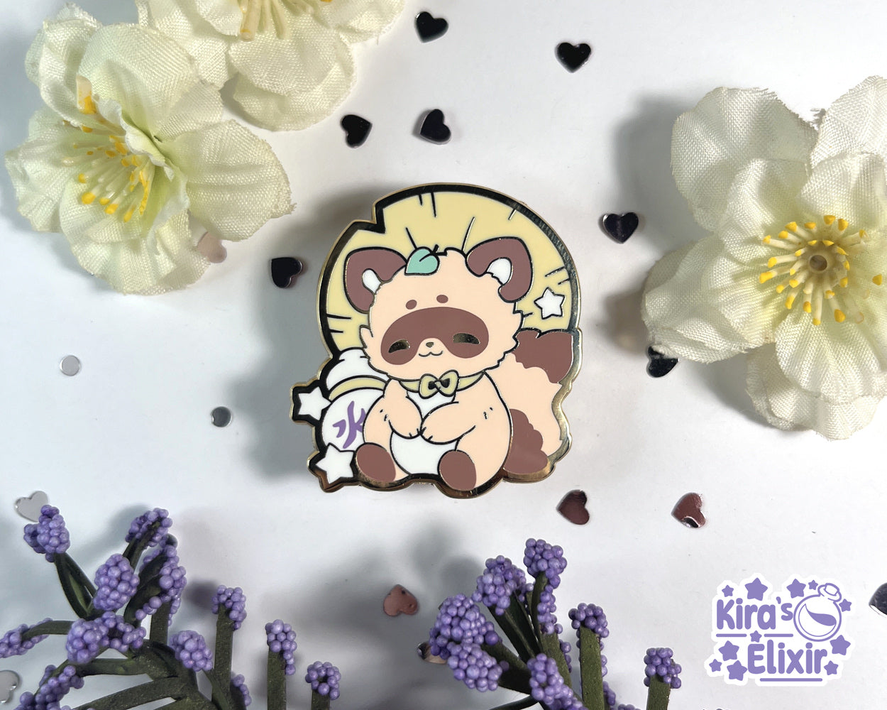 Tanu - enamel pin