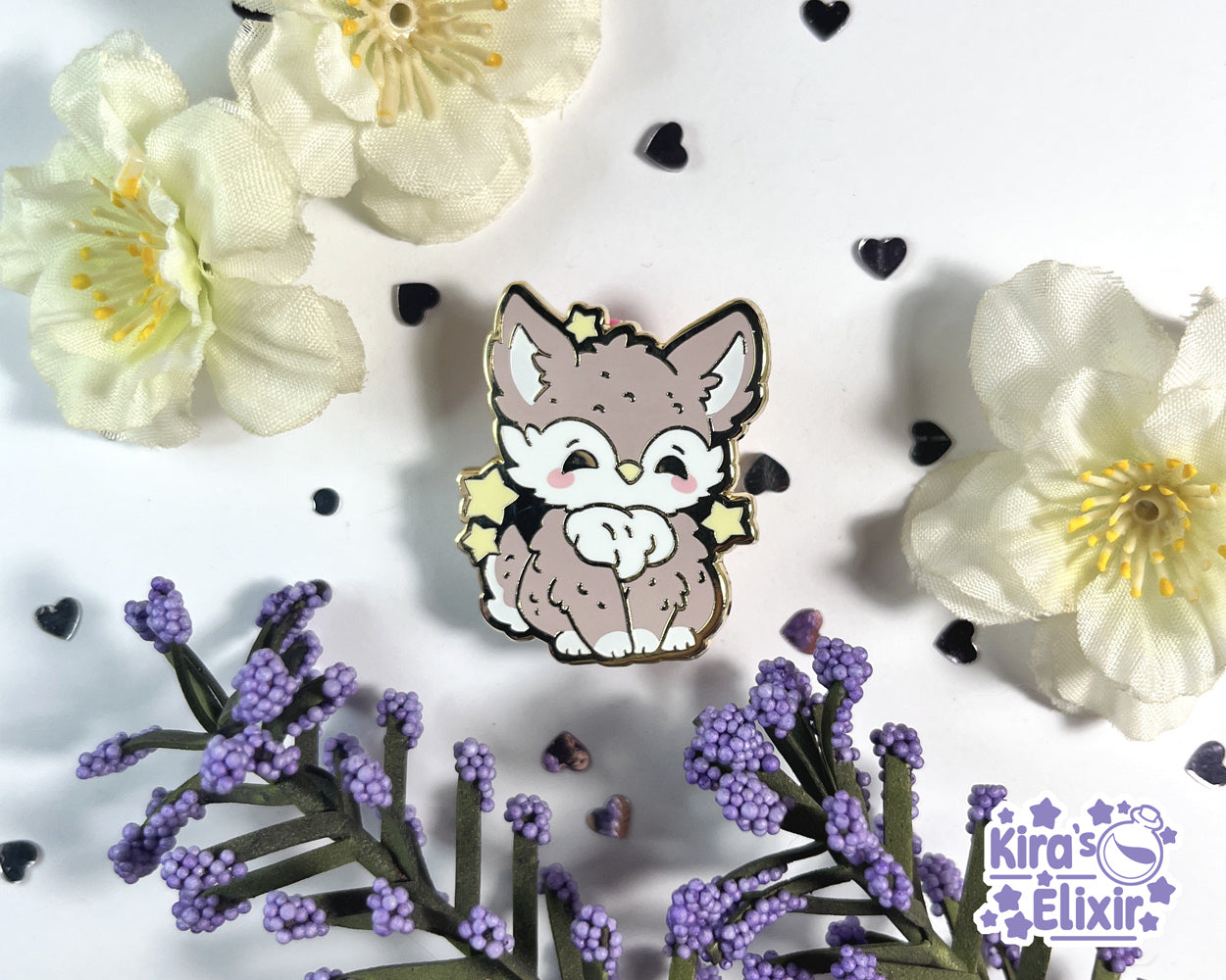 Owlbear - enamel pin