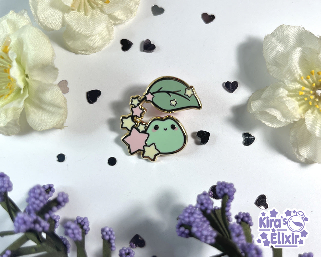 Earth Frog - enamel pin