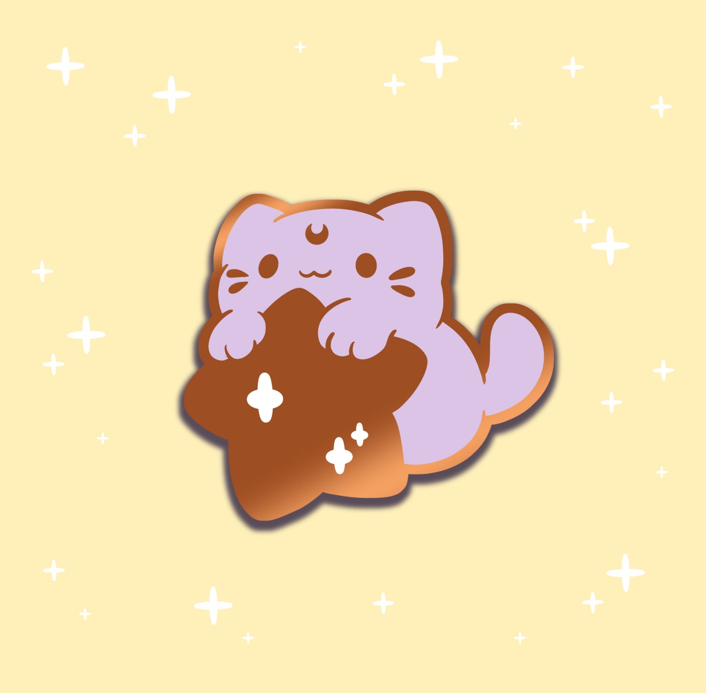 Star Kitty - hard enamel pin