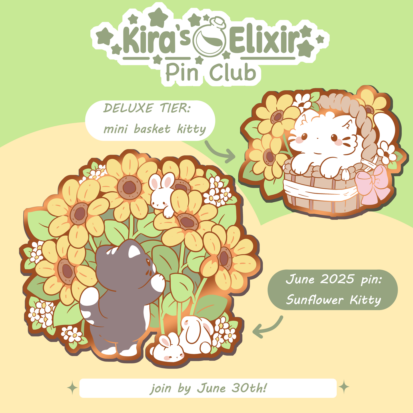 Sunflower - June 2025 Pin Club