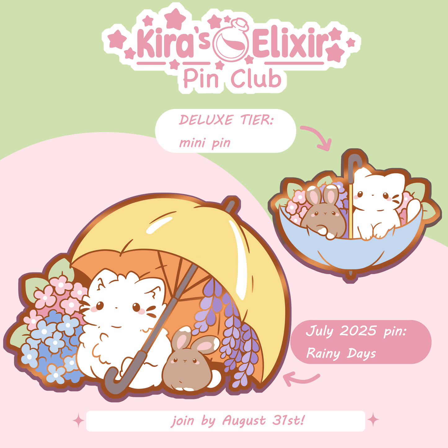 Rainy Days - August 2025 Pin Club
