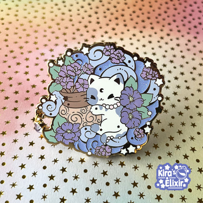 Aquarius Kitty - hard enamel pin