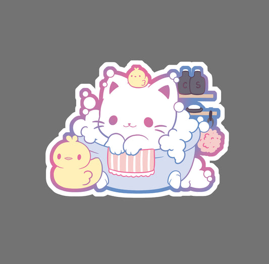 Bath Time - vinyl sticker