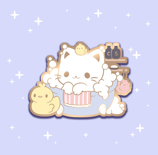 Bath Time - hard enamel pin