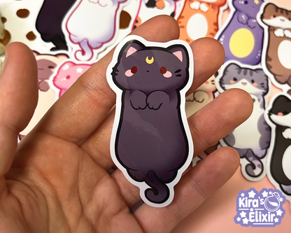 Long Kitties - vinyl stickers