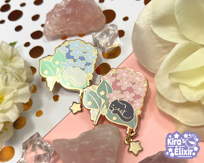 Sleepy Blossoms - hard enamel pin