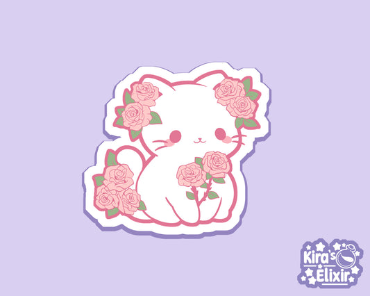 Blush Rose - vinyl sticker