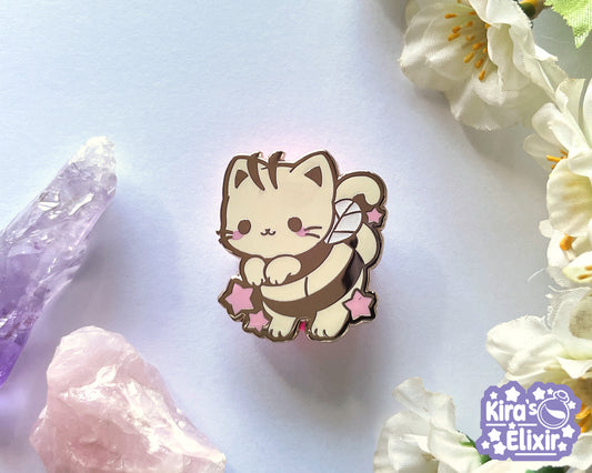 Bumblebee Kitty - hard enamel pin