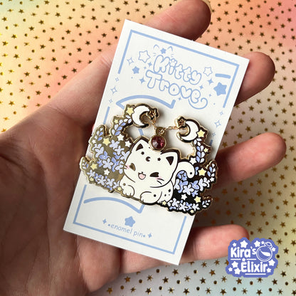 Cancer Kitty - hard enamel pin