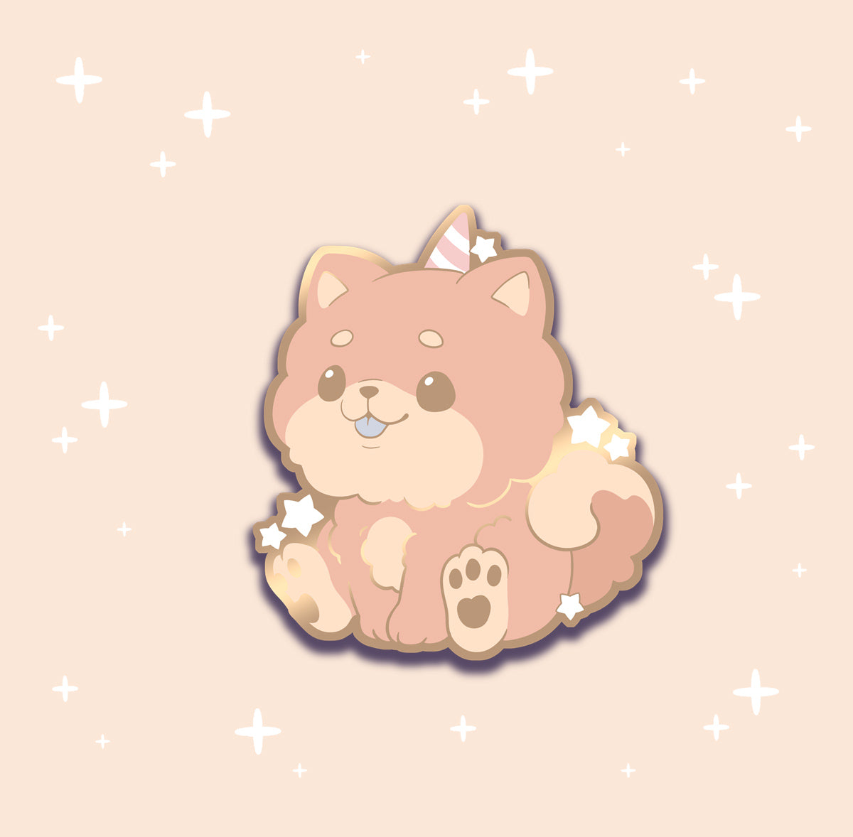Chow Chow - hard enamel pin