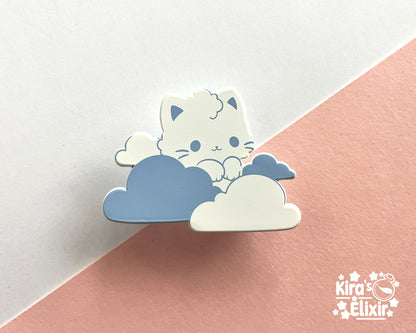 Cloud Kitty - hard enamel pin