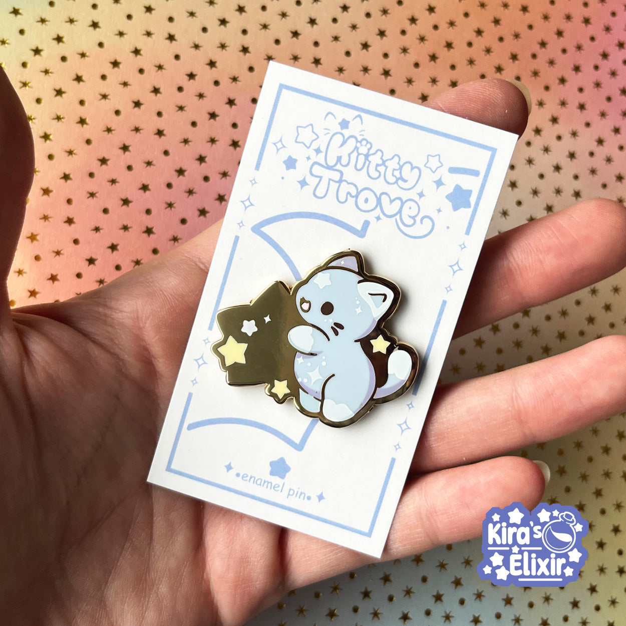 Cosmic the Kitty - hard enamel pin