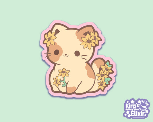 Daisy Kitty - vinyl sticker