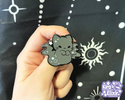 Darkness Kitty - hard enamel pin