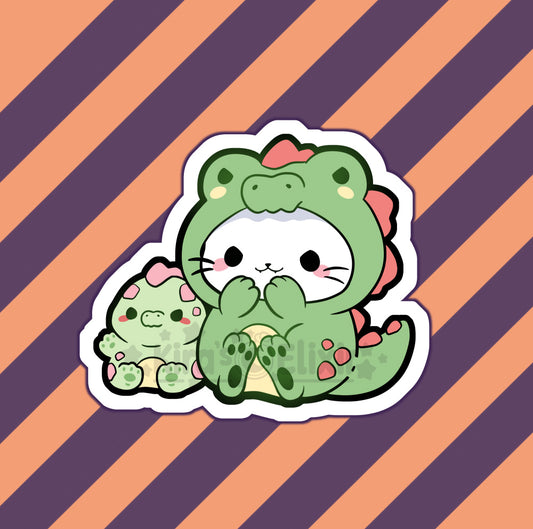 Dino Dressup - vinyl sticker